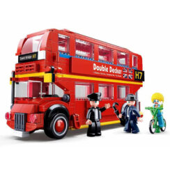 Sluban London Double Decker Bus City Building Blocks Toy