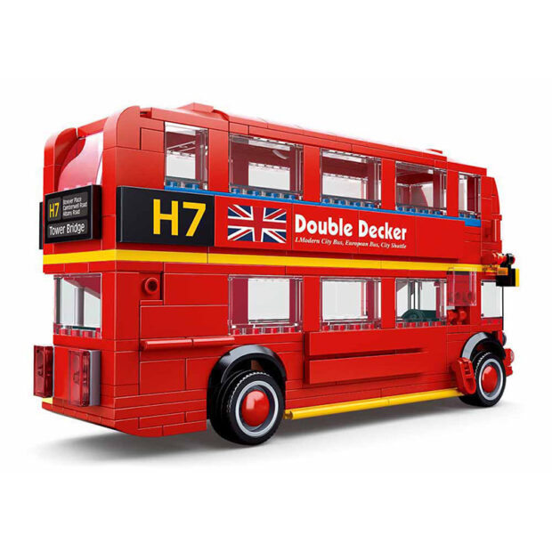 Sluban London Double Decker Bus City Building Blocks Toy - Image 2