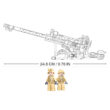 Sluban M777 Howitzer Artillery Military World War 2 Building Blocks Toy M38-B0890