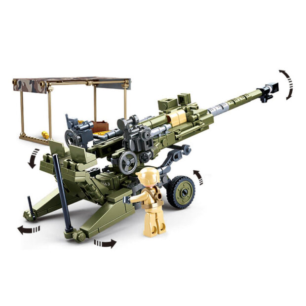 Sluban M777 Howitzer Artillery Military Army Building Blocks Toy - Image 2