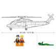 Sluban Marine Rescue Helicopter Military Building Blocks Toy M38-B0886