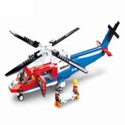 Sluban Marine Rescue Helicopter Military Building Blocks Toy