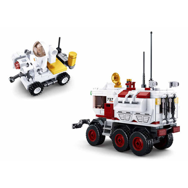 Sluban Mars Space Rover Research Vehicle Building Blocks Toy - Image 2