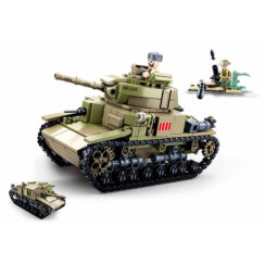 Sluban Medium Italian Tank 2in1 Military Building Blocks Toy