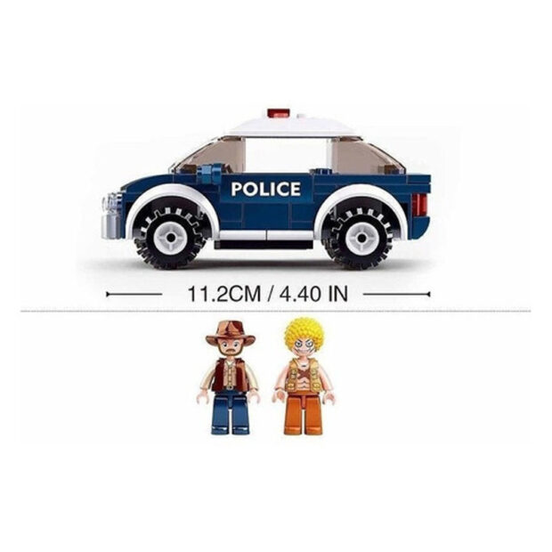 Sluban Police Car Pursuit City Building Blocks Toy - Image 2