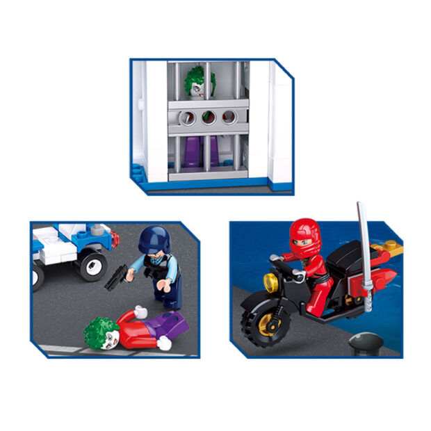 Sluban Police Station Lorry 2in1 City Building Blocks Toy - Image 3