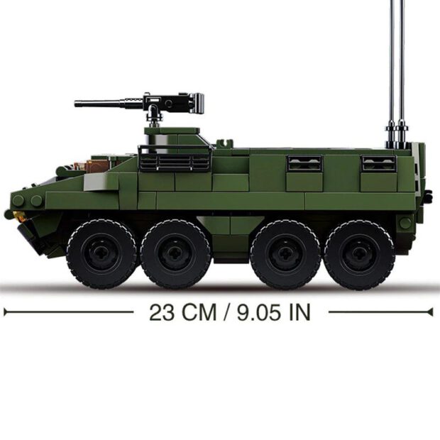 Sluban Predator 8x8 Armored Vehicle Army Building Blocks Toy - Image 3