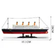 Sluban RMS Titanic Ship Model with Jack Rose Minifigures Building Blocks Toy 1012pcs - Image 4