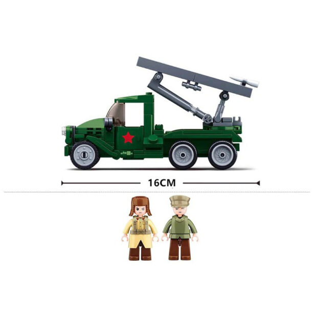 Sluban Russian Missile Vehicle Military Army Building Blocks Toy - Image 4