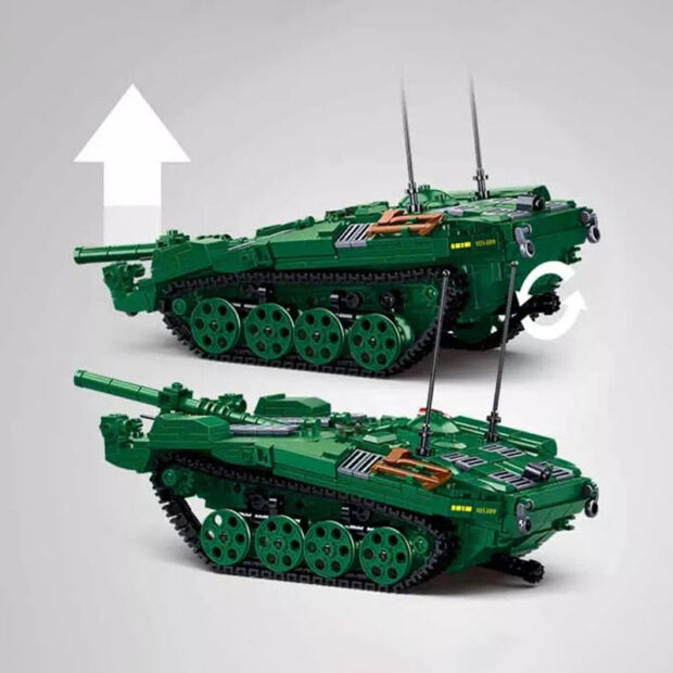 Sluban STRV103 Main Battle Tank Military World War II Building Blocks Toy - Image 3