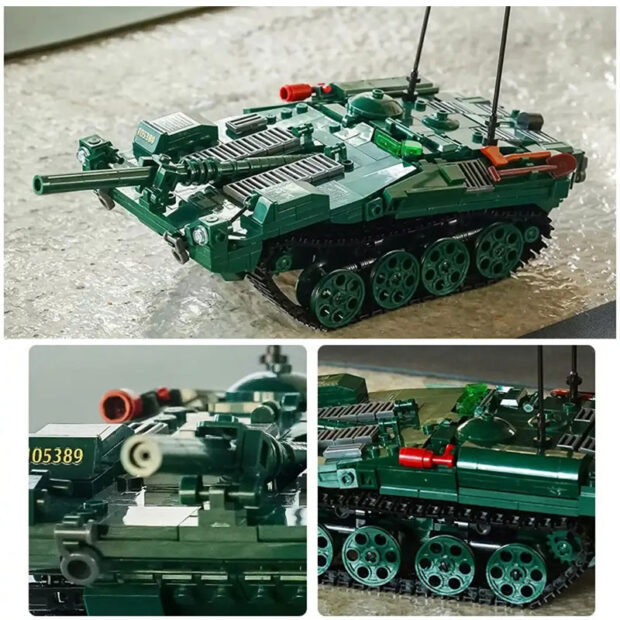 Sluban STRV103 Main Battle Tank Military World War II Building Blocks Toy M38-B1010