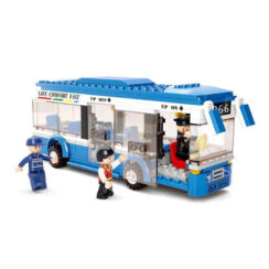 Sluban Single Deck Bus City Building Blocks Toy M38-B0330