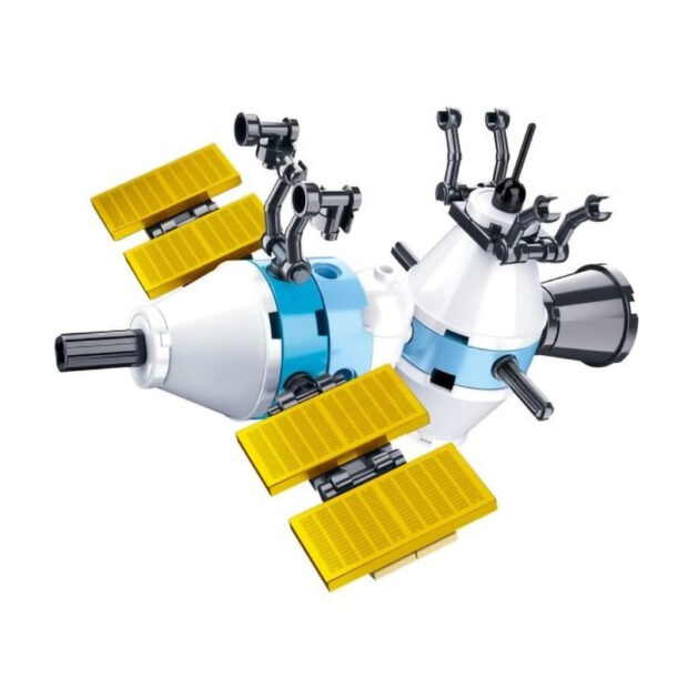 Sluban Space Satellite Model 8in1 Building Blocks Toy - Image 3