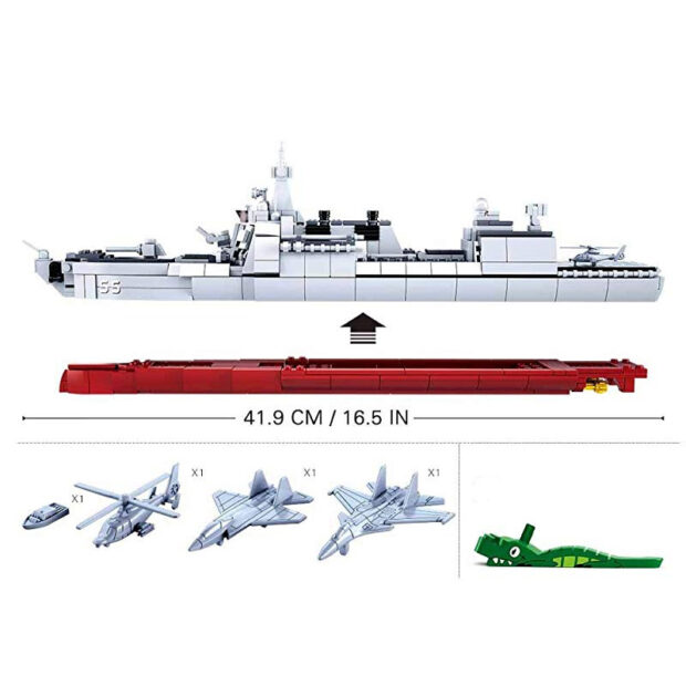 Sluban Torpedo Boat Fighter Navy Building Blocks Toy - Image 3