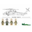 Sluban US Medical Army Helicopter Military Building Blocks Toy M38-B1012