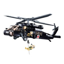 Sluban US Medical Army Helicopter Military Building Blocks Toy M38-B1012