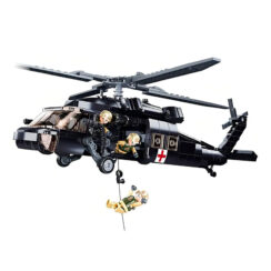 Sluban US Medical Army Helicopter Military Building Blocks Toy